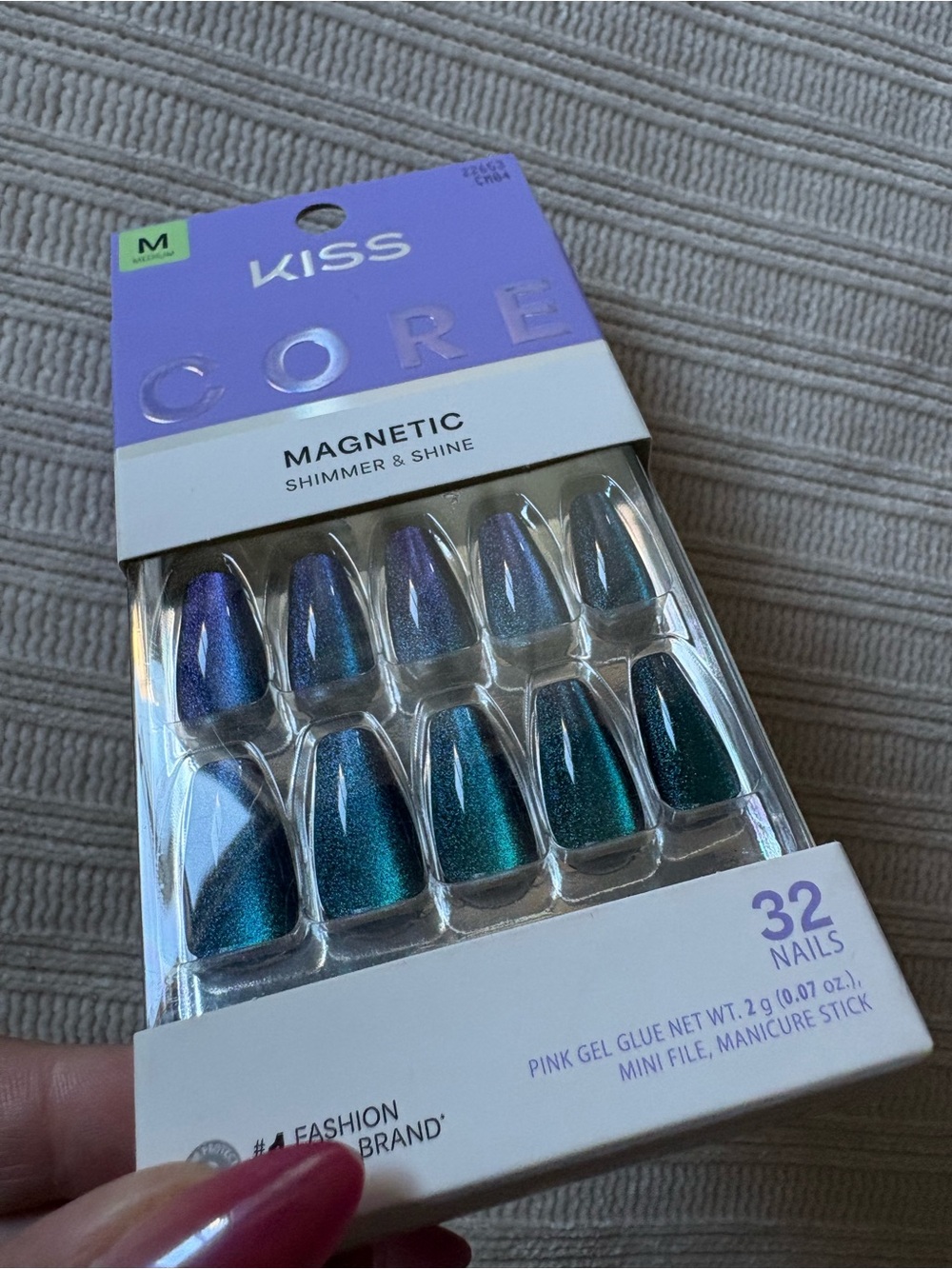 Kiss Core Multi Color Metallic Nail Press-On Pack